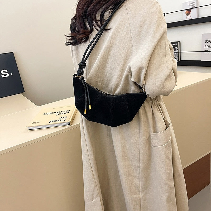 Luxury European Retro Crossbody Tote Bag in Multiple Colors - minimalist canvas crossbody tote bag