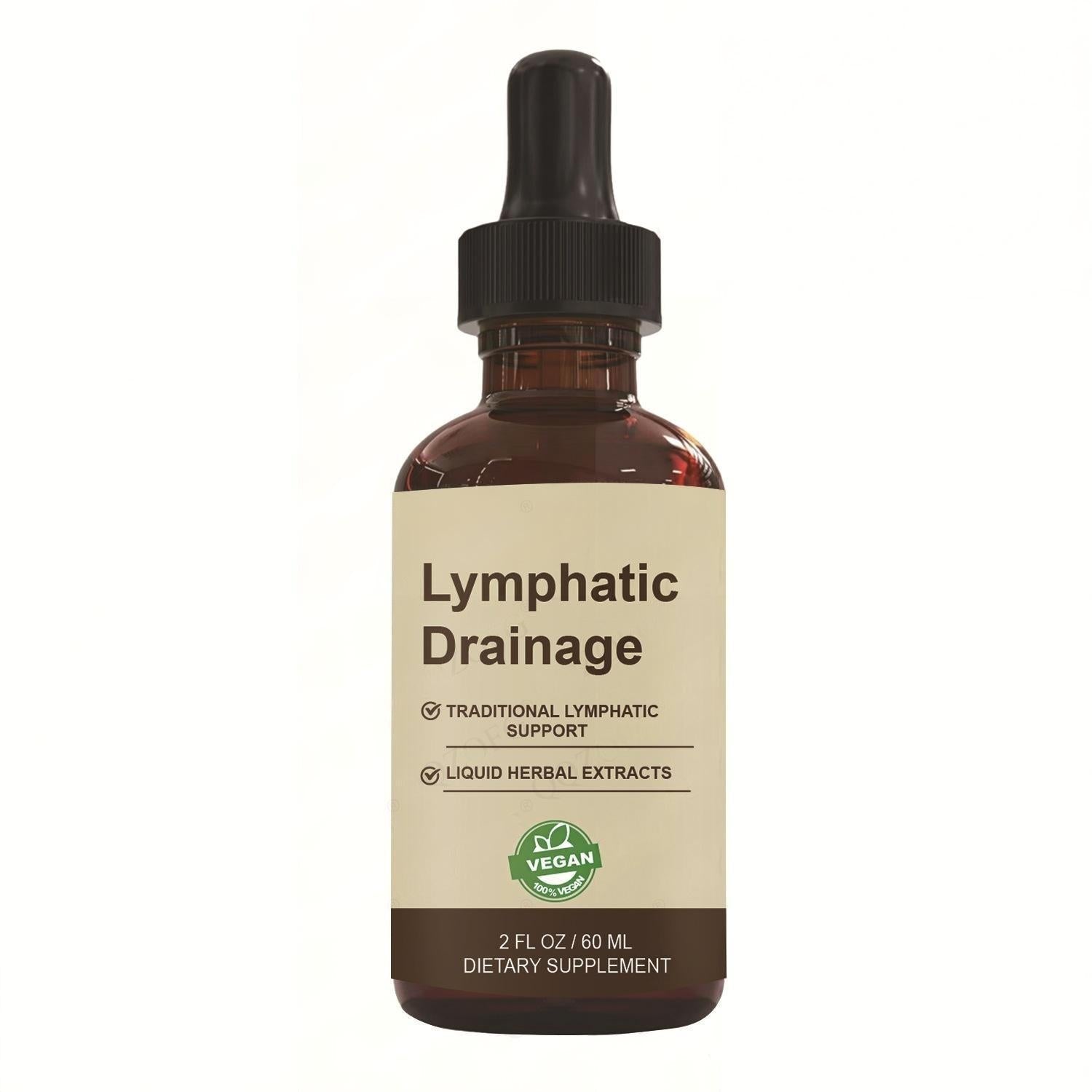 Lymphatic Drainage Drops 60ml Natural Detox Support Herbal Supplement