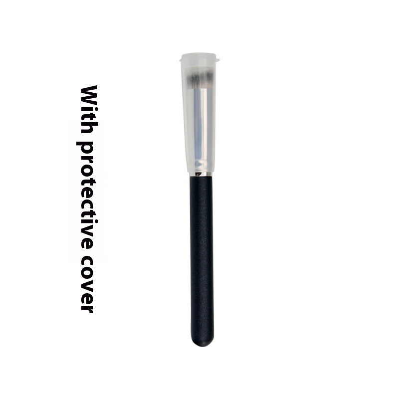 M270 Concealer Brush with Bevel Round Head and Wooden Handle - Teleplus m270 concealer brush bevel round head