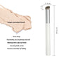 M270 Concealer Brush with Bevel Round Head and Wooden Handle - Teleplus m270 concealer brush bevel round head