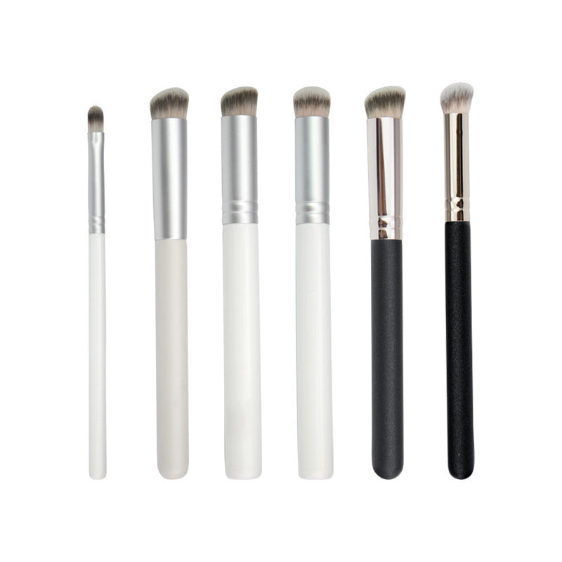 M270 Concealer Brush with Bevel Round Head and Wooden Handle - Teleplus m270 concealer brush bevel round head