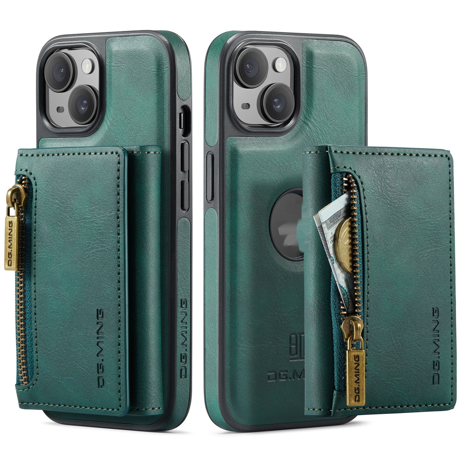 M5 Combination Plastic Magnetic Wallet Phone Case in Multiple Colors - Teleplus plastic magnetic wallet phone case