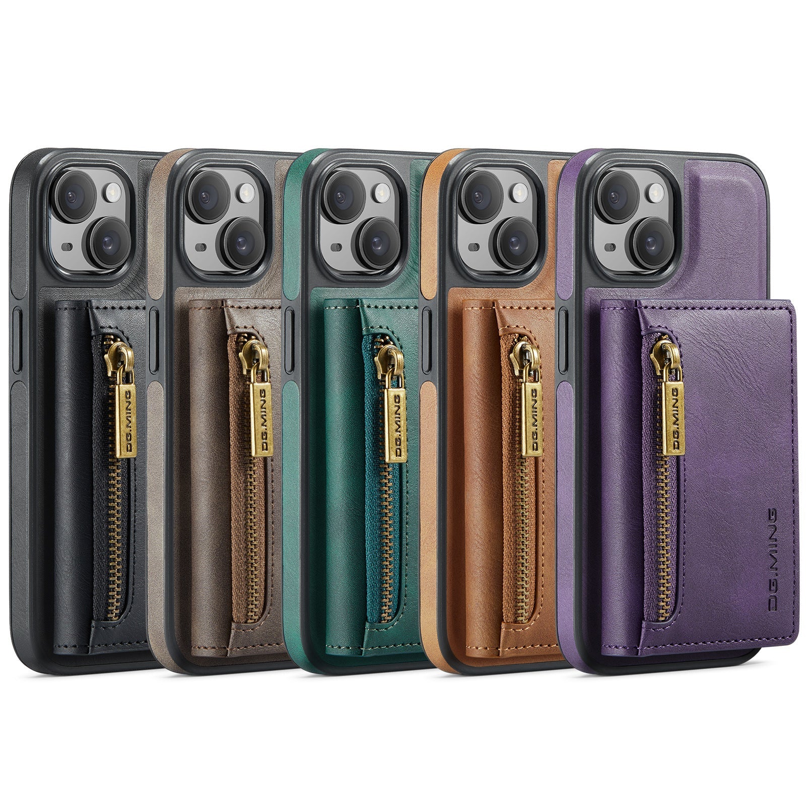 M5 Combination Plastic Magnetic Wallet Phone Case in Multiple Colors - Teleplus plastic magnetic wallet phone case