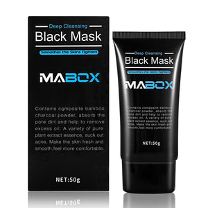 Bamboo Charcoal Blackhead Removal Mask for Pore Tightening and Skin Brightening in the United States - Mask: Bye