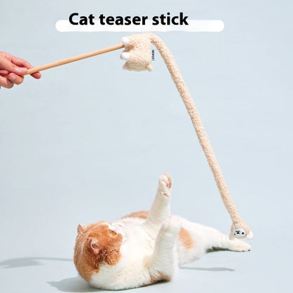 Magic Animal Cat Teaser Alpaca Plush Toy Interactive Teasing Stick - Teleplus magic animal cat teaser