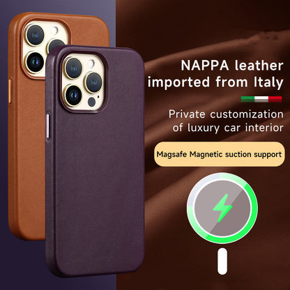 Magnetic Absorbing Leather Phone Case - Magnetic Absorbing Leather Phone Case for Pro Max