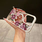 Magnetic Acrylic Flower Phone Case with Colorful Pattern Designs - Patterns magnetic acrylic flower phone case