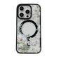 Magnetic Acrylic Flower Phone Case with Colorful Pattern Designs - Patterns magnetic acrylic flower phone case