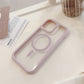 Magnetic Acrylic Phone Case with Drop-Resistant Design and Purple Edge - magnetic acrylic phone case drop-resistant