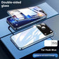 Magnetic Aluminum Alloy Tempered Glass Phone Case for Apple Multiple Colors - Teleplus phone case