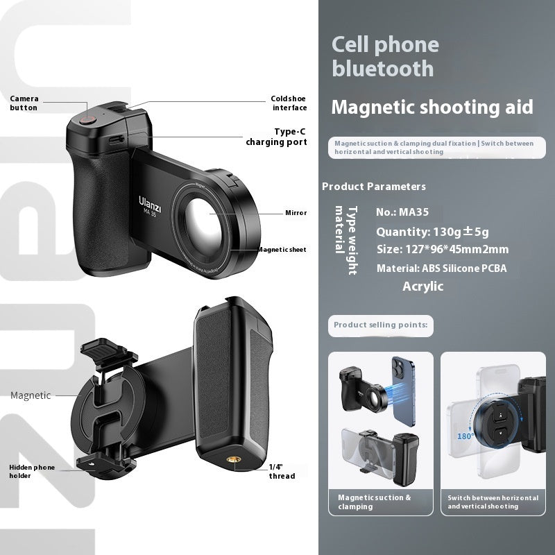 Magnetic Assisted Camera Light for Mobile Phones Bluetooth Mount - Teleplus Portable Phone portable mobile phone