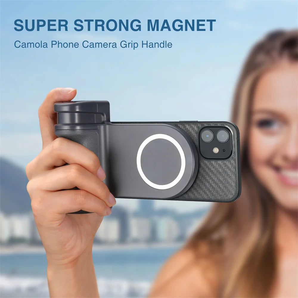 Magnetic Bluetooth Mobile Phone Camera Aid with ABS Silicone and USB-C Port - Teleplus for Photography magnetic
