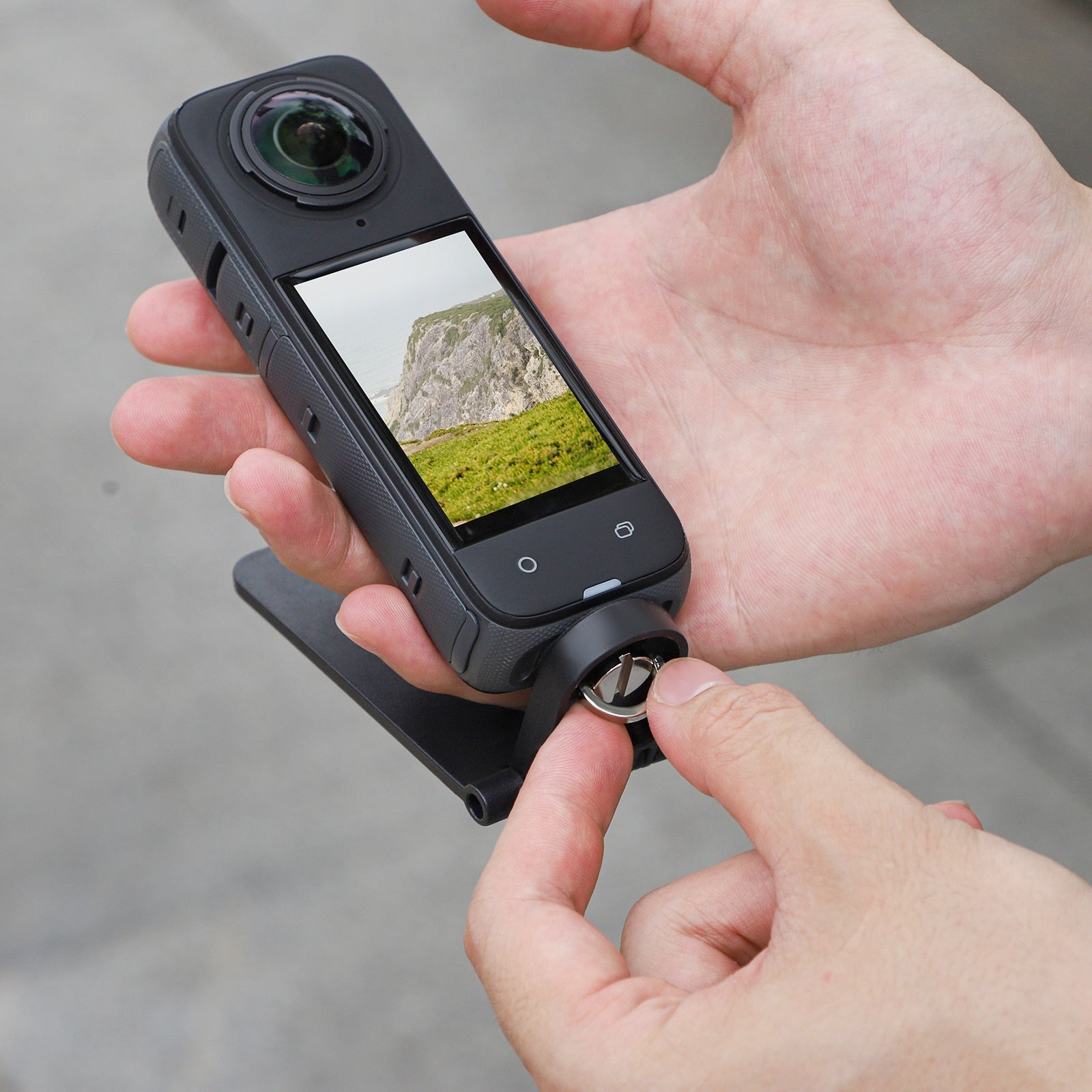 Magnetic Bracket Base for Insta360 X4 Adjustable Desktop Camera and Handheld - magnetic bracket base handheld