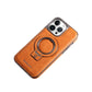 Magnetic Bracket Phone Case Business Drop-resistant Leather Case - Magnetic Bracket Leather Case for Pro Max iPhone 13