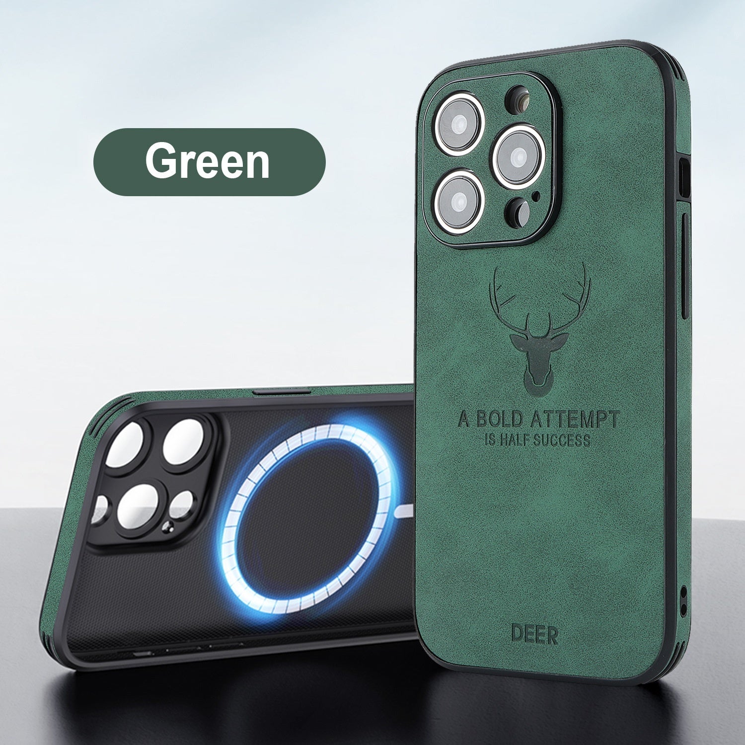 Magnetic Charging Moose Head iPhone 16 Case with 3D Printing in Multiple Colors - Teleplus magnetic charging moose head