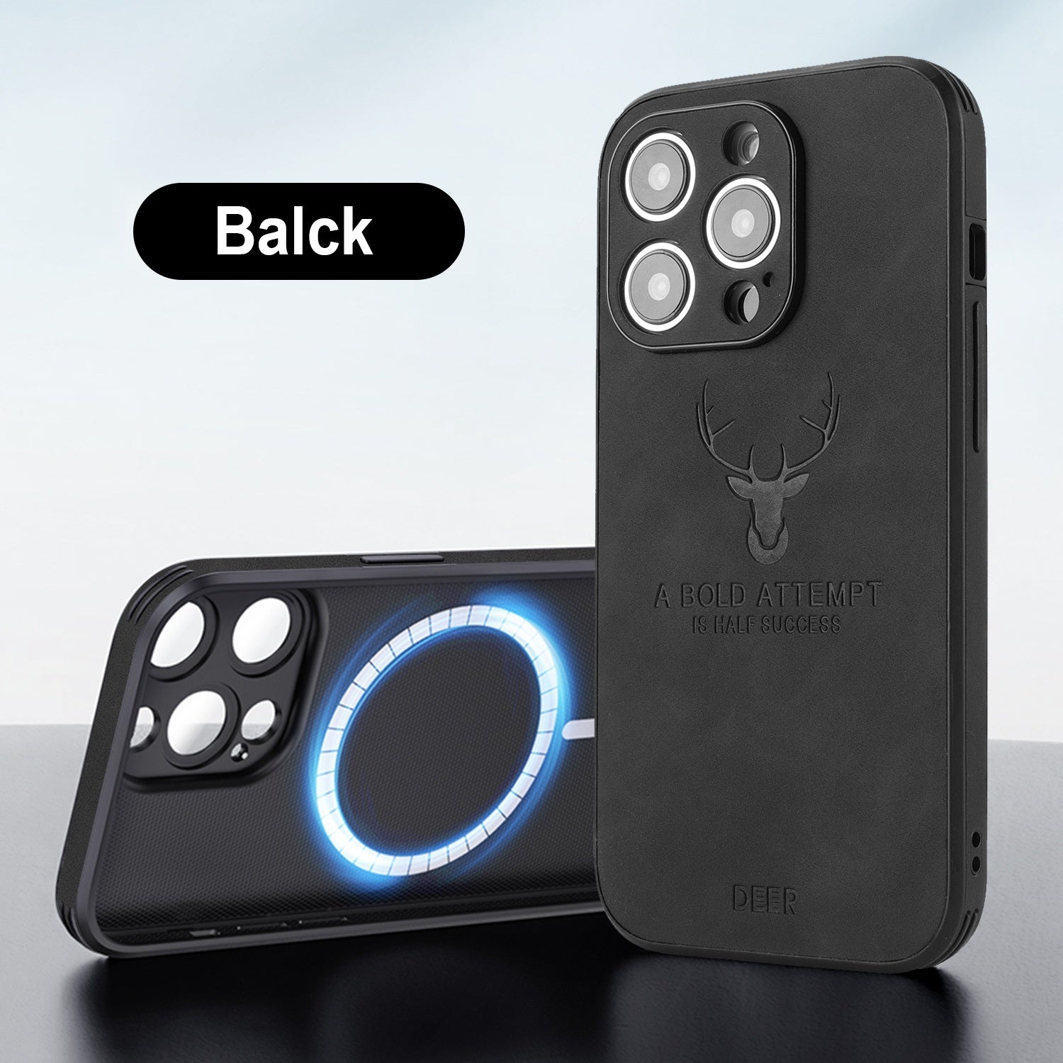 Magnetic Charging Moose Head iPhone 16 Case with 3D Printing in Multiple Colors - Teleplus magnetic charging moose head