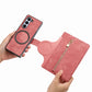 Magnetic Detachable Zipper Insert for Samsung Phone with Shockproof and Leather Design - Teleplus magnetic detachable