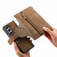 Magnetic Detachable Zipper Insert for Samsung Phone with Shockproof and Leather Design - Teleplus magnetic detachable