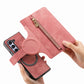 Magnetic Detachable Zipper Insert for Samsung Phone with Shockproof and Leather Design - Teleplus magnetic detachable