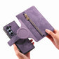 Magnetic Detachable Zipper Insert for Samsung Phone with Shockproof and Leather Design - Teleplus magnetic detachable