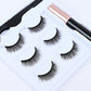 Magnetic Eyelashes Set Three Pairs and Five Mixed for Easy Application - or Use Teleplus magnetic eyelashes three pairs