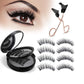Magnetic False Eyelash Set with Clip and Curlers for Full Eyes - Teleplus magnetic false eyelash clip suit