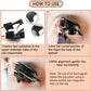 Magnetic False Eyelash Set with Clip and Curlers for Full Eyes - Teleplus magnetic false eyelash clip suit