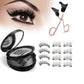 Magnetic False Eyelash Set with Clip and Curlers for Full Eyes - Teleplus magnetic false eyelash clip suit
