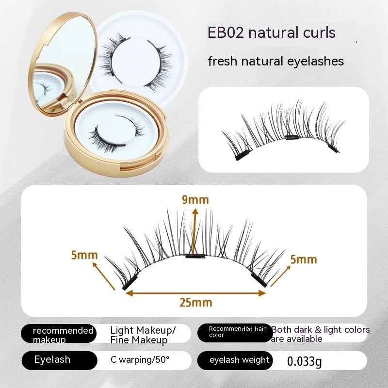 Magnetic False Eyelashes Natural Simulation Tool Outfit - magnetic false eyelashes natural simulation