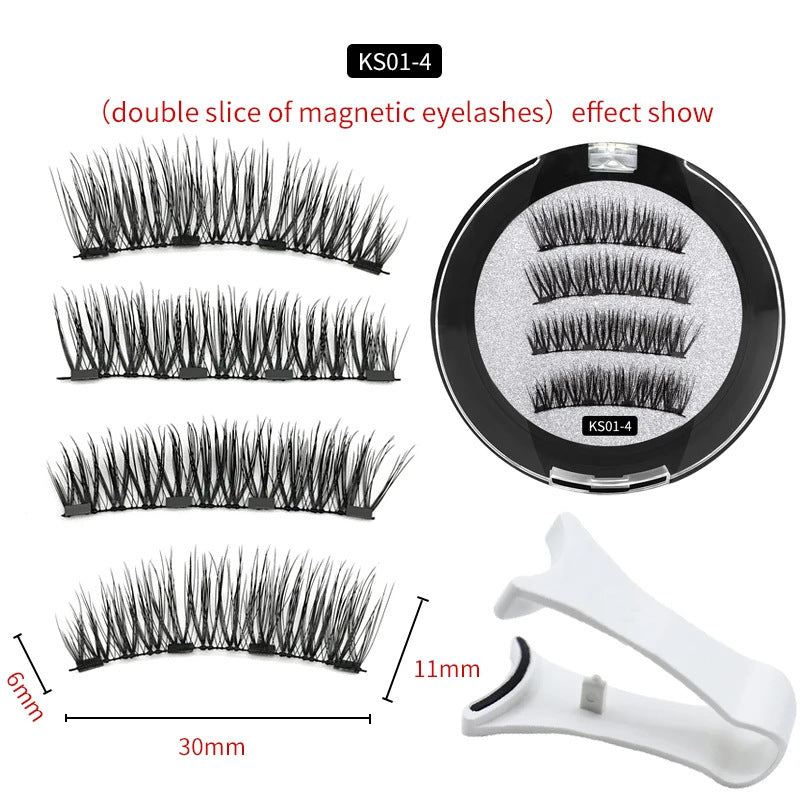 Magnetic False Eyelashes Quantum Magnet Set with Feather and Mink Styles - Teleplus magnetic false eyelashes quantum
