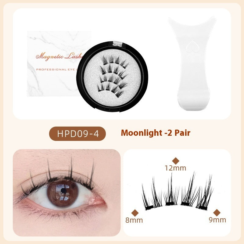 Magnetic False Eyelashes Quantum Magnet Set with Feather and Mink Styles - Teleplus magnetic false eyelashes quantum