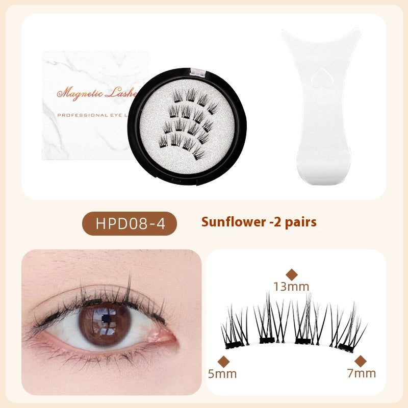 Magnetic False Eyelashes Quantum Magnet Set with Feather and Mink Styles - Teleplus magnetic false eyelashes quantum