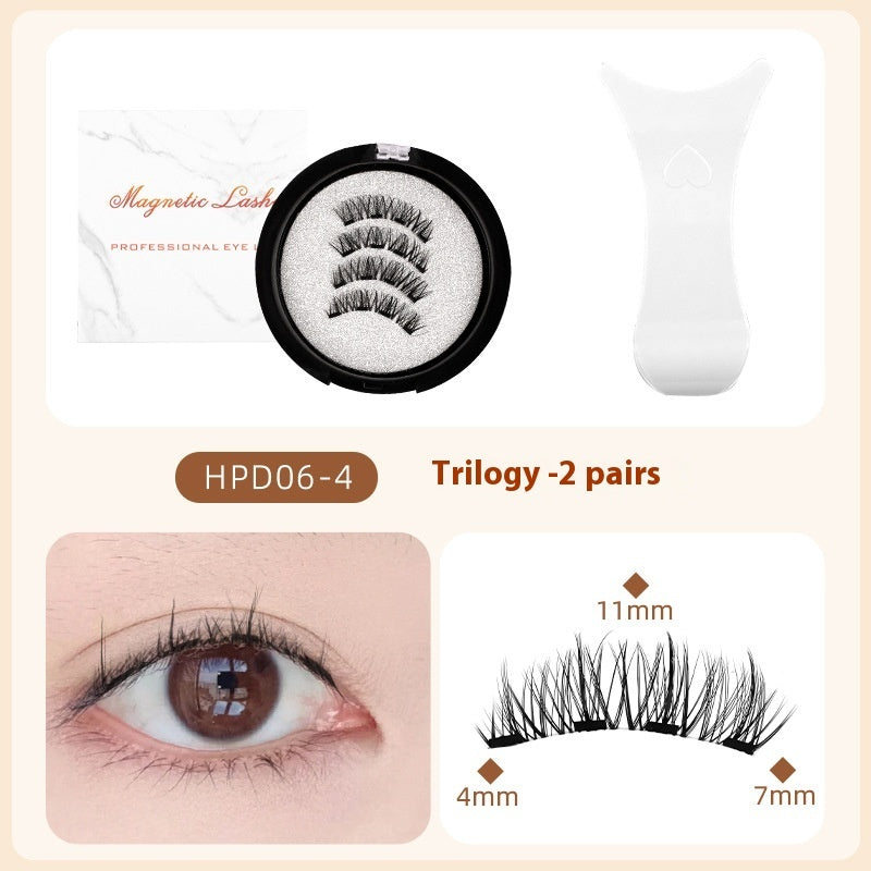 Magnetic False Eyelashes Quantum Magnet Set with Feather and Mink Styles - Teleplus magnetic false eyelashes quantum