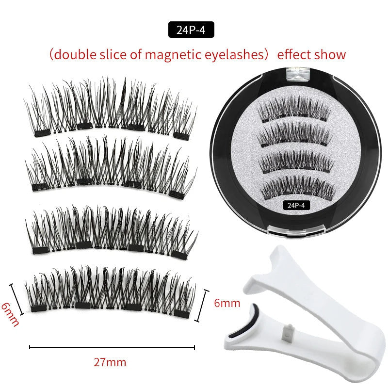 Magnetic False Eyelashes Quantum Magnet Set with Feather and Mink Styles - Teleplus magnetic false eyelashes quantum