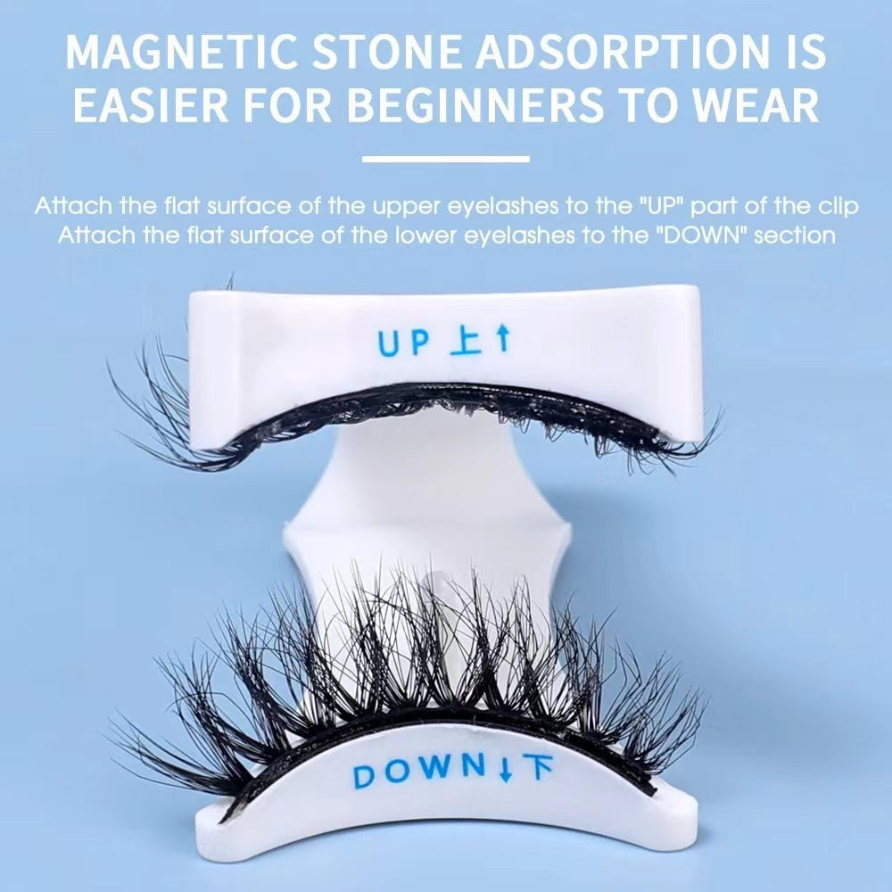 Magnetic False Eyelashes with Clip Eyelash Wear Aid for Easy Application - Teleplus magnetic false eyelashes clip