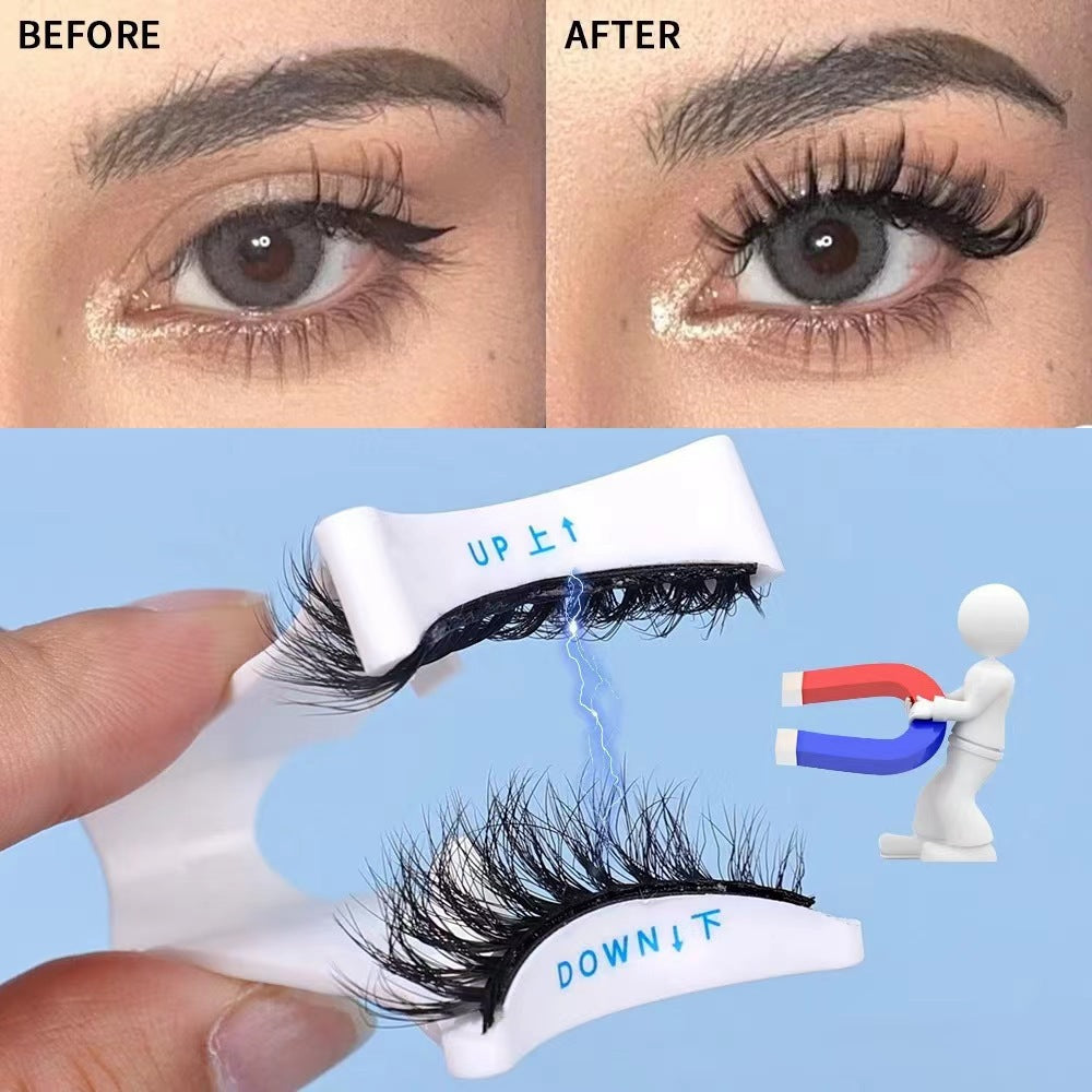 Magnetic False Eyelashes with Clip Eyelash Wear Aid for Easy Application - Teleplus magnetic false eyelashes clip