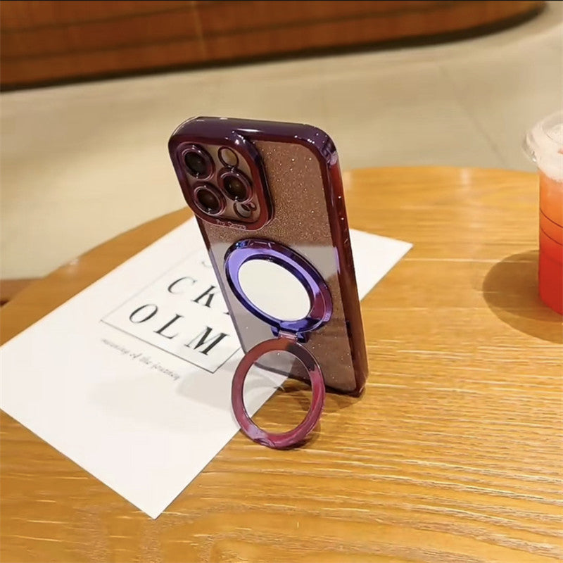 Magnetic Glitter Phone Bracket Foldable with Colorful Options - Teleplus mobile phone magnetic bracket foldable