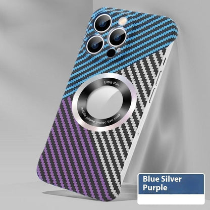 Magnetic Kevlar Carbon Fiber Keychain in Multiple Colors - magnetic kevlar carbon fiber blue