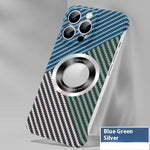 Magnetic Kevlar Carbon Fiber Keychain in Multiple Colors - magnetic kevlar carbon fiber blue