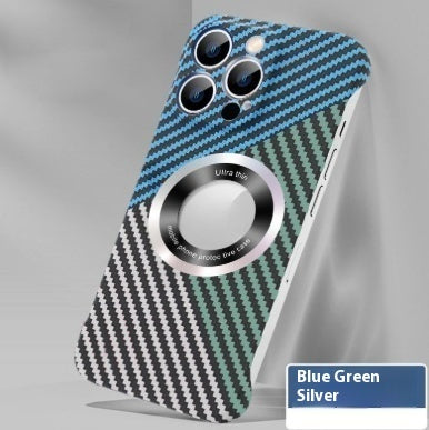 Magnetic Kevlar Carbon Fiber Keychain in Multiple Colors - magnetic kevlar carbon fiber blue