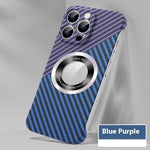 Magnetic Kevlar Carbon Fiber Keychain in Multiple Colors - magnetic kevlar carbon fiber blue
