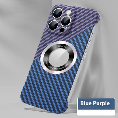 Magnetic Kevlar Carbon Fiber Keychain in Multiple Colors - magnetic kevlar carbon fiber blue