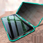 Magnetic King Metal Glass Phone Case with Transparent Colors for Apple Devices - Teleplus magnetic king metal glass