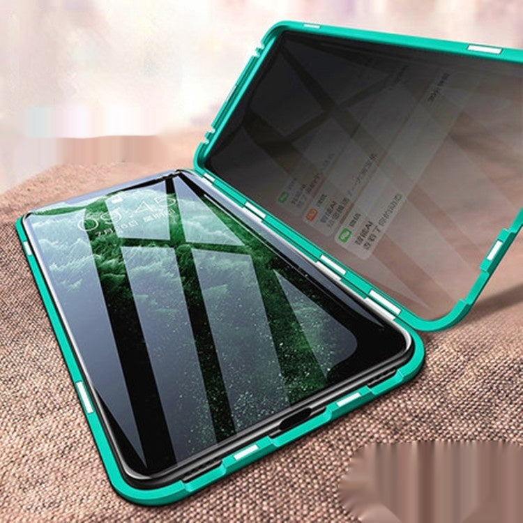Magnetic King Metal Glass Phone Case with Transparent Colors for Apple Devices - Teleplus magnetic king metal glass