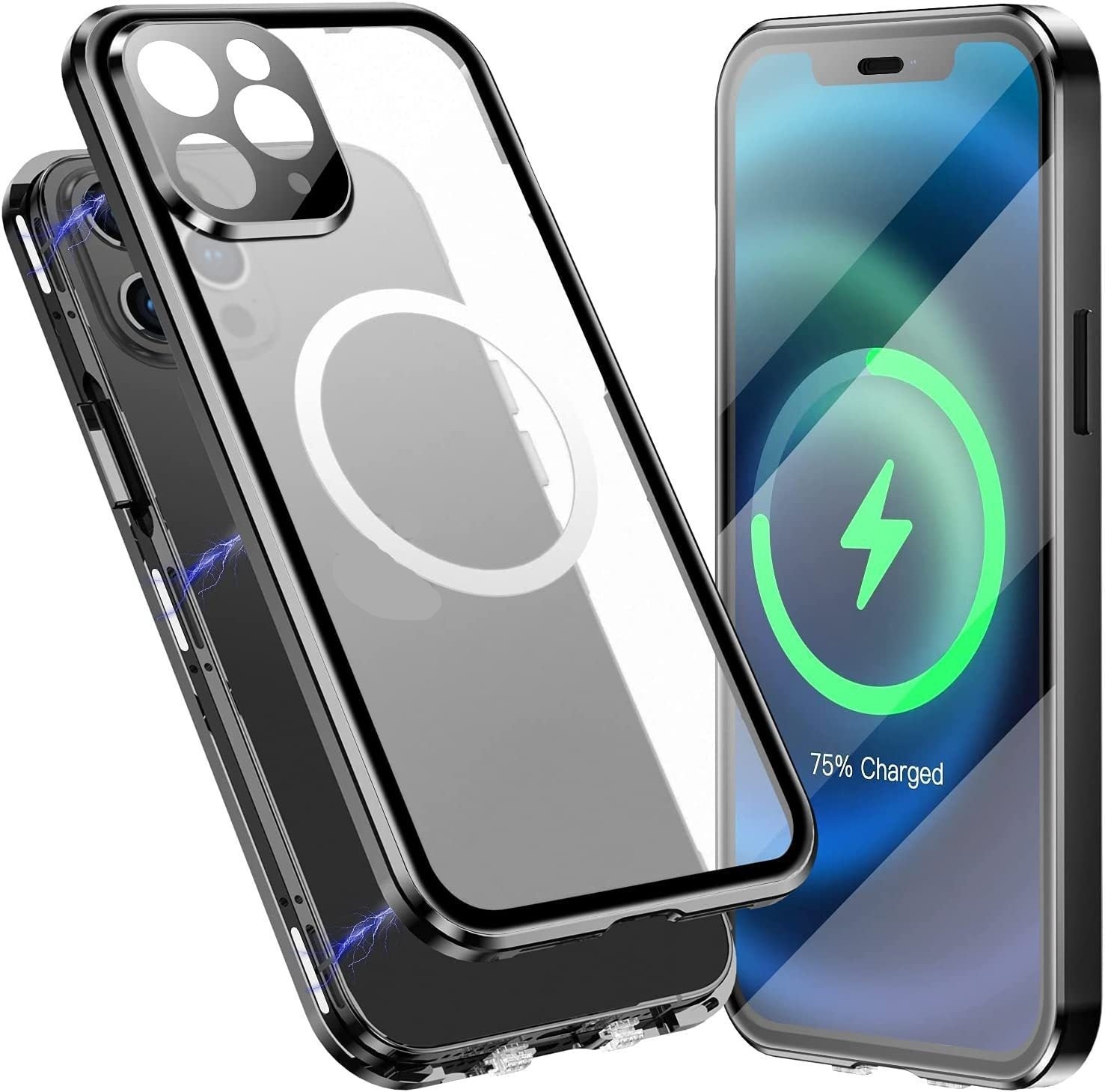 Magnetic King Phone Card Buckle Protective Cover for iPhone Models - Case the Daydreamer magnetic card buckle