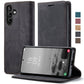 Magnetic Leather Phone Case for Samsung A25 with Bracket and Anti-Fall Protection - Teleplus bracket leather case phone