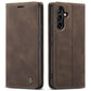 Magnetic Leather Phone Case for Samsung A25 with Bracket and Anti-Fall Protection - Teleplus bracket leather case phone