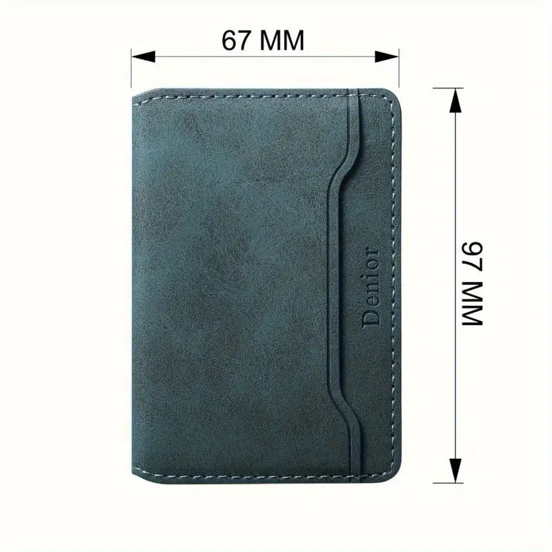 Magnetic Leather Phone Holder Wallet with Retro Style and European Design - Teleplus magnetic leather phone holder