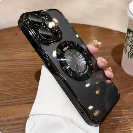 Magnetic Magnifier Phone Case Compatible with iPhone Models - Bottom Dust Screen magnetic magnifier phone case