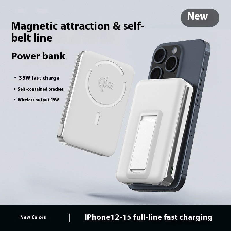 Magnetic Magsafe Wireless Power Bank with Qi2 Compatibility - Teleplus qi2 magnetic magsafe wireless power